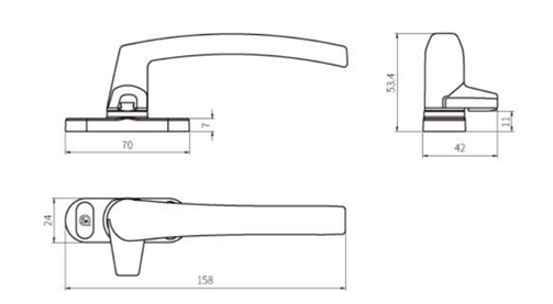 Aluminum-alloy-top-hung-casement-window-camlock-handle-ZY15-3 zy18aadvantage