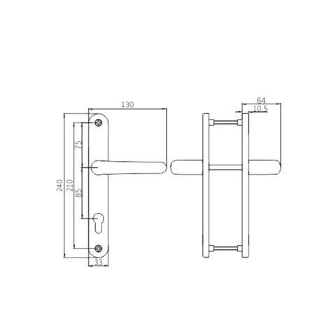 Ручка для створчатой ​​двери FCZM01A