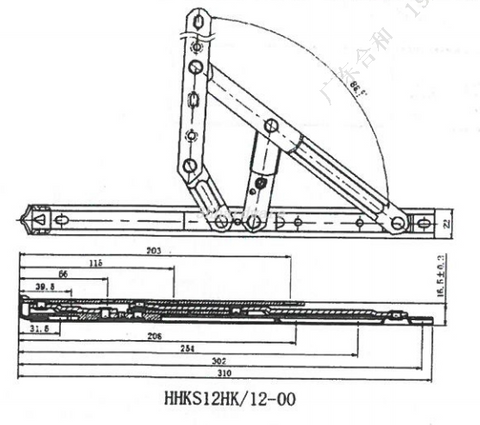 Алюминиевое трение окна оставайтесь HKS12HK для Гонконга