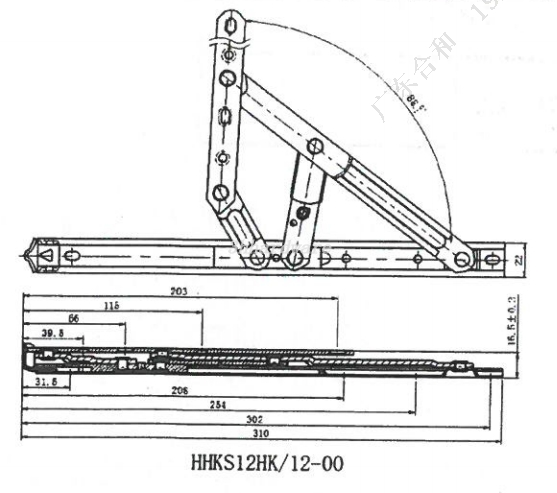 Алюминиевое трение окна оставайтесь HKS12HK для Гонконга