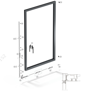 Система подъемно-раздвижных дверей TSM04