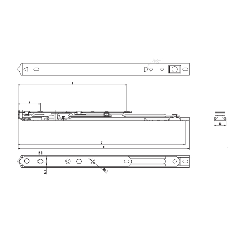 Фрикционная стойка HHKA10-16